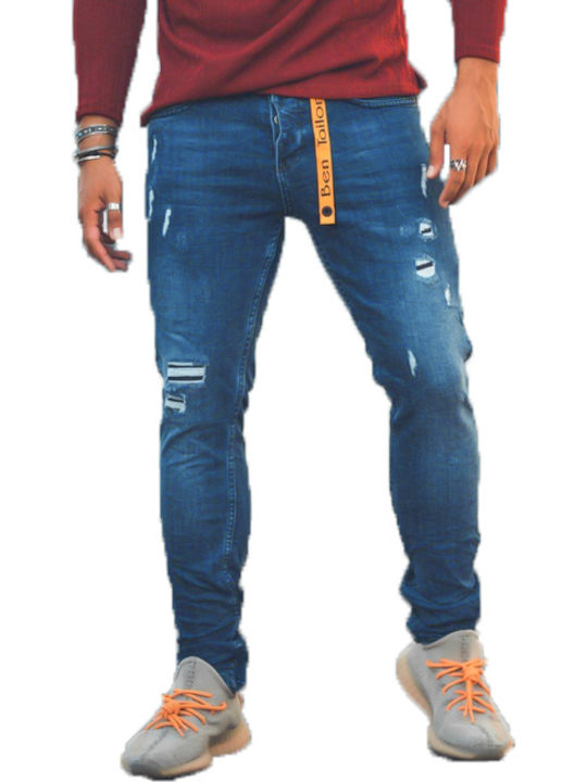 Jay Kay 80110 Herren Jeanshose Regular Fit Blau
