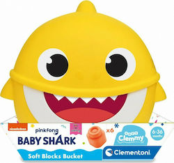 Baby Clementoni Building Block Clemmy Baby Shark for 6+ months 6pcs