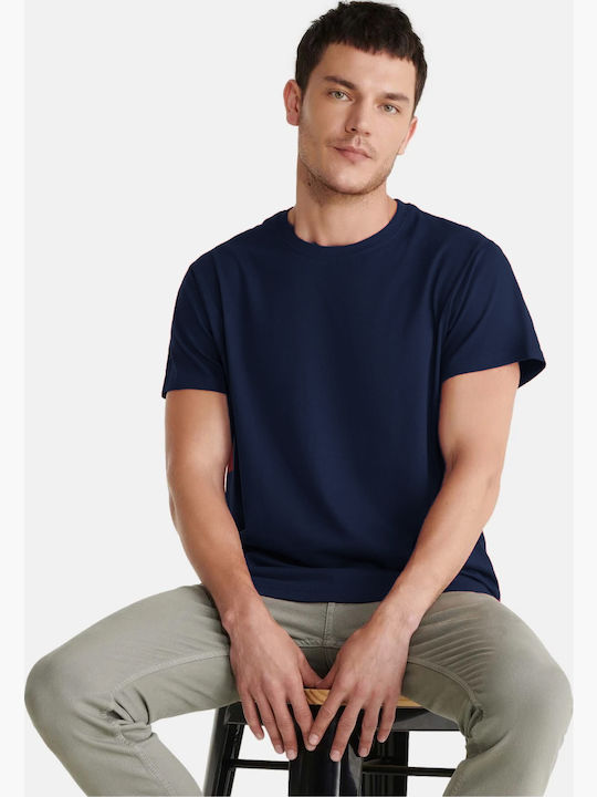 Roly Beagle Ανδρικό Διαφημιστικό T-shirt Κοντομάνικο σε Navy Μπλε Χρώμα Roly Beagle Ανδρικό Διαφημιστικό T-shirt Κοντομάνικο σε Navy Μπλε Χρώμα
