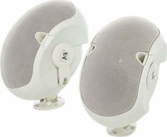 Electro-Voice Evid 4.2T Wall Installation Speakers 200W Pair White