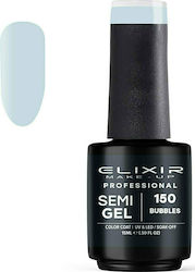 Elixir Semi Gel Хибриден Лак за Нокти 150 Bubbl...