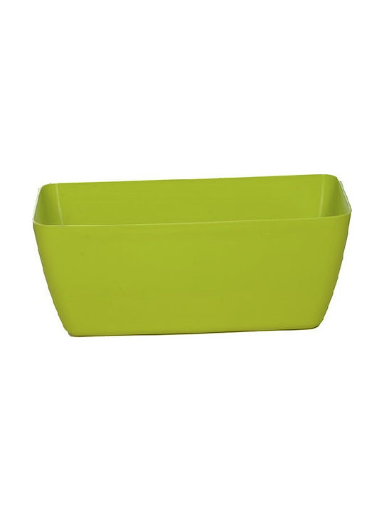 Miltoplast Naxos 40 Planter Box Pandantiv 40x15cm în Culoare Verde