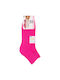 Dal 928 Damen Einfarbige Socken Fuchsia 1Pack