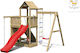 Fungoo Wooden Play Tower Activer with Climbing Surface Multicolour for 3+ Years