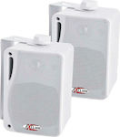 Passive Wall-mounted Speakers 60W AXD Sound TE4005 (Pair) White