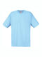 Fruit of the Loom Original T Ανδρικό Διαφημιστικό T-shirt Κοντομάνικο Sky Blue