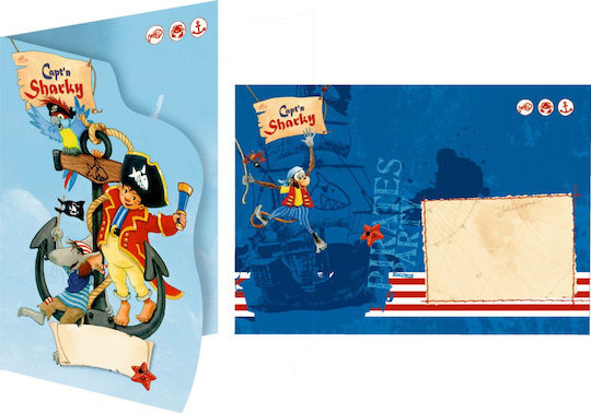 Die Spiegelburg 8 Invitations Sharky 13253