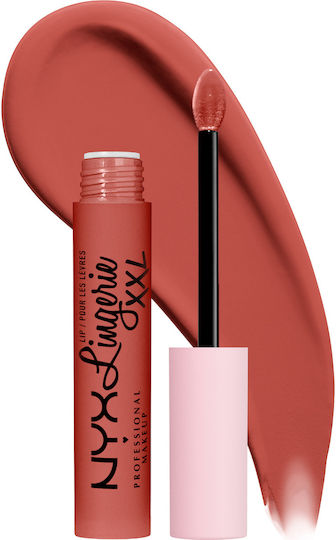 NYX Professional Makeup Lip Lingerie XXL Matte Liquid Liquid Lipstick Matte 06 Peach Flirt 4ml
