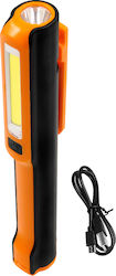 GloboStar Rechargeable Workshop Light LED IP54 Dual Function with Brightness up to 350lm