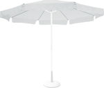 Woodwell Replacement Umbrella's Fabric White 3x3m