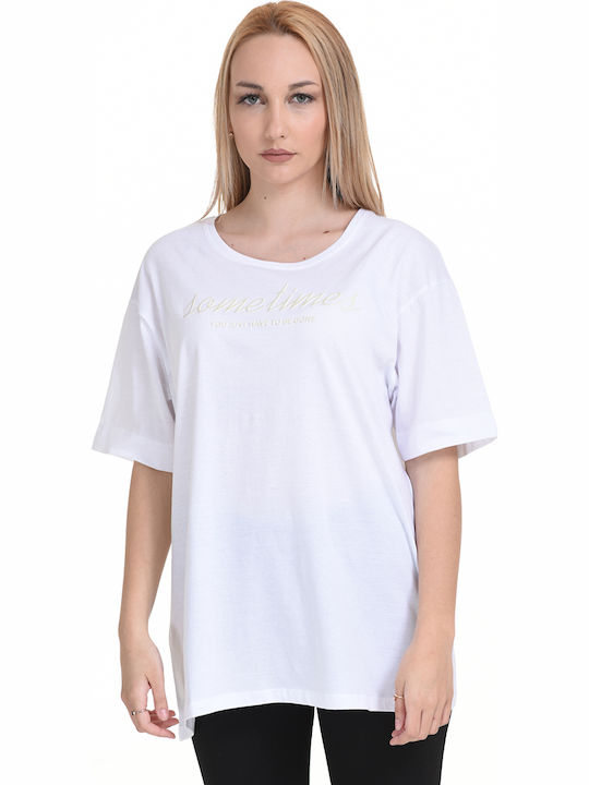 Biston -22 Damen T-Shirt Weiß