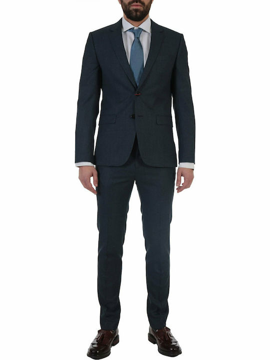 Hugo Boss Men's Winter Suit Slim Fit Navy Blue