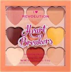 Revolution Beauty Heartbreakers Παλέτα με Σκιές...