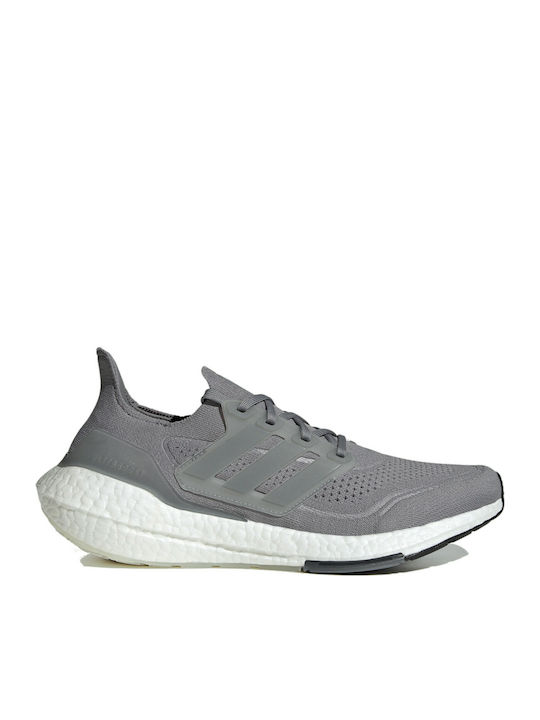 Adidas Ultraboost 21 Ανδρικά Αθλητικά Παπούτσια Running Grey Three / Grey Four
