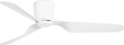 Faro Barcelona Pemba Led 33471N-3 Ventilator de Tavan 132cm cu Lumină și Telecomandă Alb