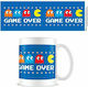 Pac-Man Game Over Ceramic Cup Blue 320ml