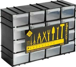 Hega Hogar Sertar Pentru Scule Din Plastic Cu 16 Compartimente L15xA22xÎ8cm