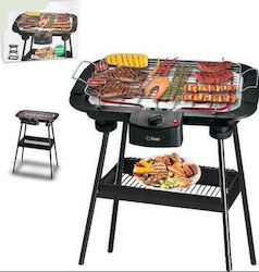 With Legs 2000W Electric Grill with Adjustable Thermostat 38x22cm