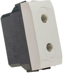 Geyer Single Power Socket White