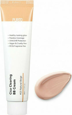 Purito Cica Clearing BB Cream Natural Beige Hidratantă Cremă Pentru Față 30ml