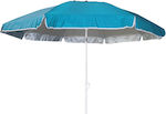 Solart Beach Umbrella Blue Diameter 2m with Air Vent Light Blue