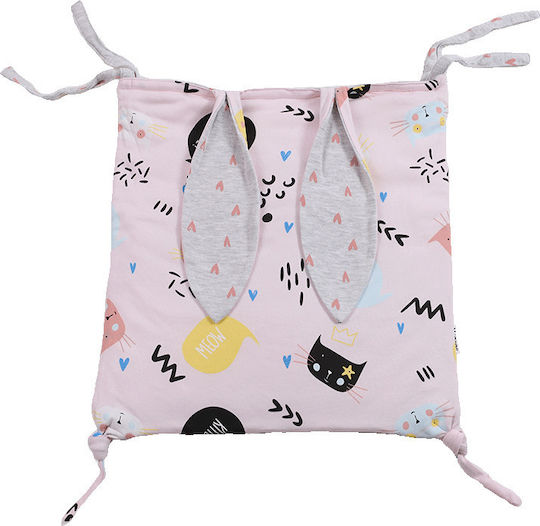 Minene Nursery Storage Basket Animals Pink