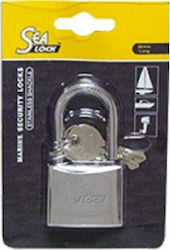 Lalizas Padlock Lengthened with Key 50mm 1pcs