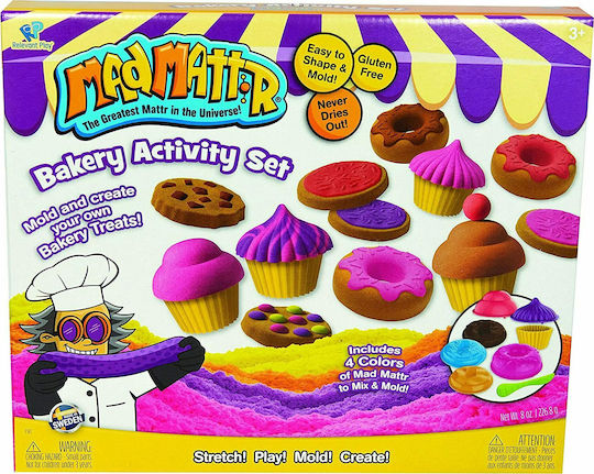Relevant Play Παιχνίδι Κατασκευών με Άμμο Mad Mattr Bakery Activity Set για Παιδιά 3+ Ετών 220-216