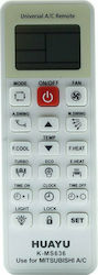 Mitsubishi 17551 Air Conditioner Remote Control