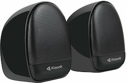 Kisonli KS-08 2.0 με Ισχύ 6W Μαύρα