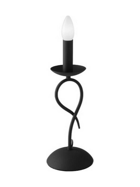 Fan Europe Beatrice-L Tisch Dekorative Lampe mit Fassung für Lampe E14 Schwarz I-BEATRICE-L