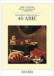 Ricordi Arie Antiche - 40 Arie Παρτιτούρα για Φωνή No.3