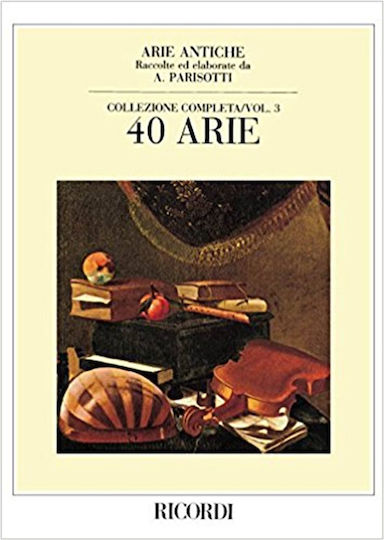 Ricordi Arie Antiche - 40 Arie за Глас №3 W199827122