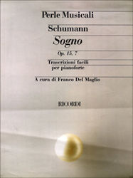Ricordi Robert Schumann - Sogno op.15, 7 (Trascrizioni Facili Per Pianoforte) für Klavier W006227018