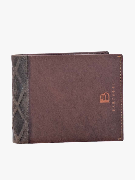 Leather Men's Wallet Classic with RFID Brown