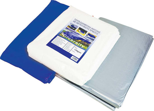 Sidirela Waterproof Tarpaulin 120gr/m² 8x5m. Light Type Silver