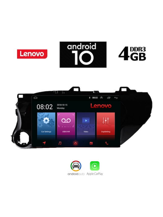 Lenovo Sistem Audio Auto pentru Toyota Hilux 2017> (Bluetooth/USB/AUX/WiFi/GPS/Partitură) cu Ecran Tactil 10.1" LENOVO SSX9966_GPS