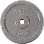 X-FIT 37102 Δίσκος Μεταλλικός 1 x 10kg Φ28mm