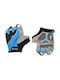 Byox Half Finger Cycling Gloves Blue