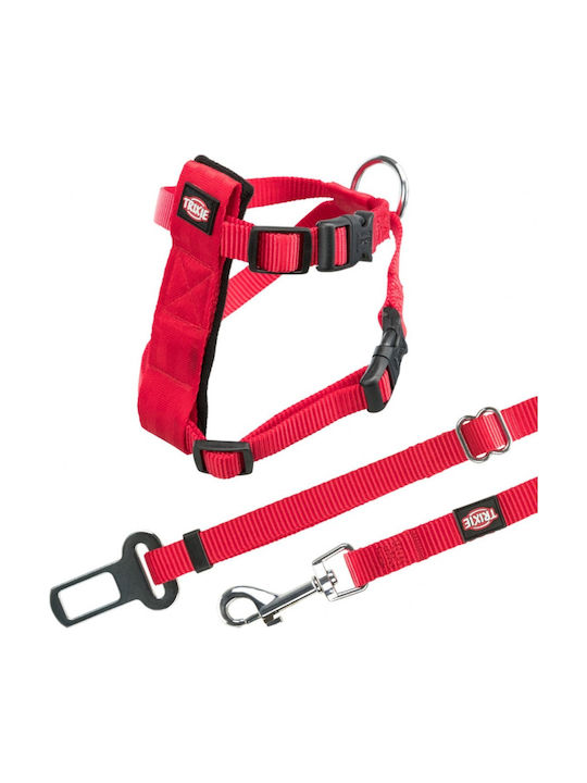 Trixie Ζώνη Ασφαλείας Γατών Κόκκινο 20-50cm 15mm