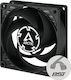 Arctic P8 PWM PST CO Case Fan 80mm 3000rpm 23.4cfm Without LED Lighting And 4-Pin Connection