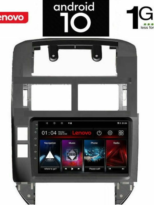 Lenovo Car Audio System for Volkswagen Polo 2002-2009 (Bluetooth/USB/AUX/WiFi/GPS/CD) with Touch Screen 9" IQ-AN X5982_GPS