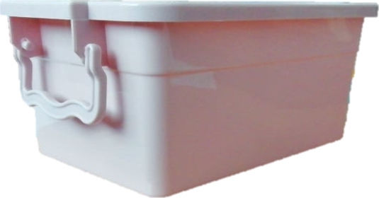 TnS Plastic Cutie de depozitare cu capac Roz 21x14.5x9cm 1buc