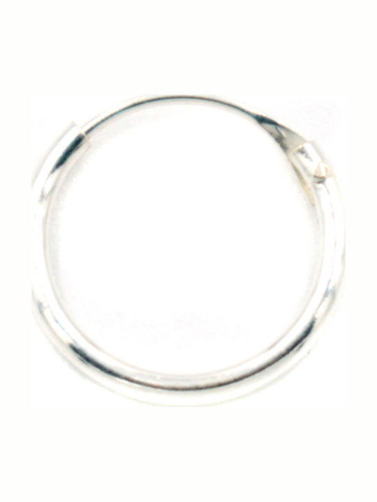 Poco Loco Ohrpiercing Klicker aus Silber 10 x 1,2 mm Silber