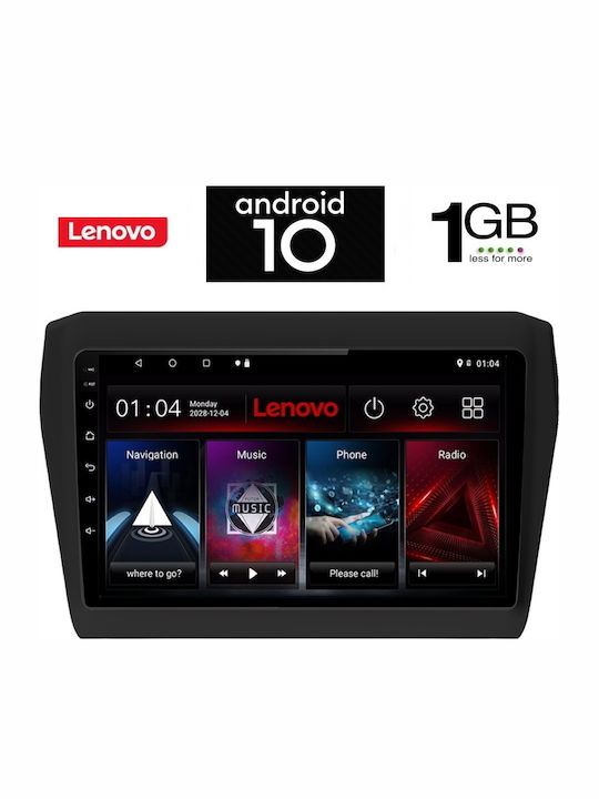 Lenovo IQ-AN X5936 Ηχοσύστημα Αυτοκινήτου για Suzuki Swift (Bluetooth/USB/AUX/WiFi/GPS) με Οθόνη Αφής 9"