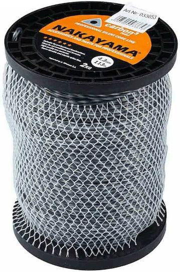 Nakayama NC1005 Triangle Twist Brush Cutter Trimmer Line 4mm 80m 033639