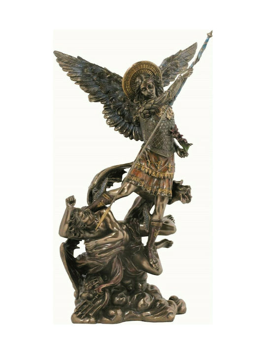 Erzengel Michael Statue (Elektrolyse von Bronze Veronese 33,5cm 1,800kg)