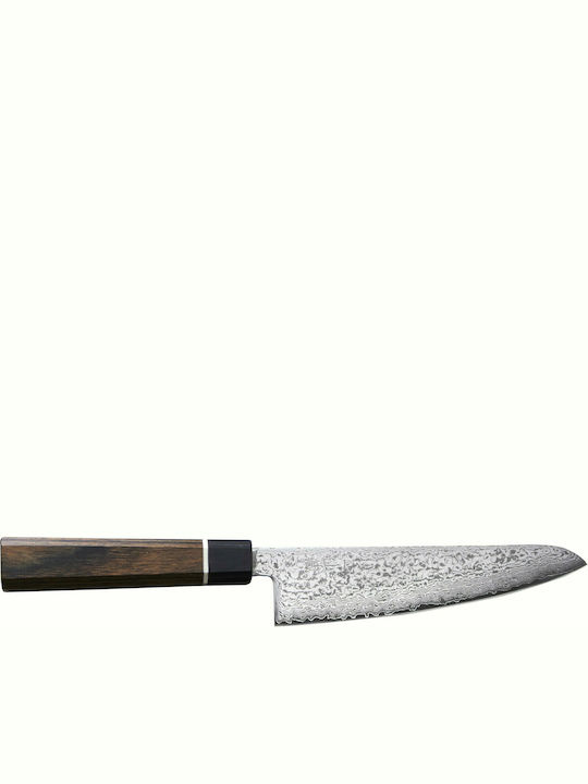 Senzo Suncraft Black Messer Santoku aus Damaststahl 14.3cm