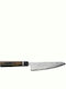 Senzo Suncraft Black Messer Santoku aus Damaststahl 14.3cm
