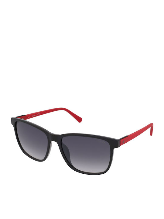 Guess Sunglasses with Black Plastic Frame and Black Gradient Lens GU00017 01C